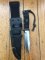 SOG Vintage Original M37 SEAL PUP Straight Edge Satin Blade Knife and Kydex Tactical sheath