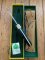 Puma Knife: Puma Original 1992 4 Star Fixed Blade Knife with Black Ebony Handle in Original Green and Yellow Box #26291