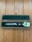 Puma Knife: Puma 1990 Asian Wildlife Collection 'Big Horn Sheep' model SATELITE Folding Knife with Ebony Handle Original Box and matching Warranty #169/200