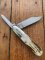 John Primble USA Twin Blade Barlow Knife with Stag Antler Handle