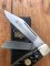 Puma Knife: Puma Stockman Folding Knife with Green Bone Handle with Box