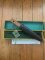 Puma Knife: Puma 1987 FAHRTENMESSER Jacaranda Wood in Original Sheath and Plastic Box with Tag