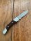 Buck Knife: 2006 Buck 505 Knight Small Single Blade Pocket Knife With Rosewood Handle