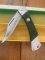 Puma Knife: Puma Rare 1975 Packer Folding Knife in original Green Box # 51572