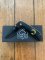 Puma Knife: Puma Tec Black & Gold Framed Laser Cut Folding Liner Lock Knife