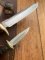 Muela older Spanish Premium Hunting Bowie Knife Twin Set and Sheath