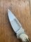 MAFFI SYDNEY AUSTRALIA Small Deer Antler Handled Fixed Blade Knife