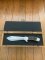 Puma Knife: 2004 Puma Rüdemann II with Stag Handle in Original Sheath & Custom Wooden Box