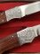 John Jones Australian Made Twin Set of Fixed Blade & Folding Knife in Custom Box