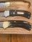 Puma Set of 3 - Full Size 4 Star Folding Knife Set in Display