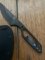 USA Made Nemesis 2-Zero (NK-14) Small Black/Grey Anodised NECK/BOOT KNIFE