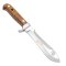 Puma Knife: Puma German Special Edition 'LEOPARD' Model White Hunter with Peach Burl Handle #038