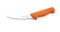 Puma Knife: PUMA German Made boning knife, Bent,  semi-flex, 13 cm Blade with Orange Handle
