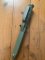GLOCK Original Austrian Made MILITARY GREEN Saw Back Field Knife with Polymer Scabbard
