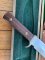 Puma Knife: 1985 Puma Big Big Bowie knife with Wooden Handle in original Wooden Box