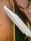 Puma Knife: 1997 Puma Mint condition Bowie knife with Stag Antler Handle in original Box