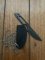 USA Made Nemesis 2-Zero (NK-14) Small Black/Grey Anodised NECK/BOOT KNIFE