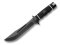 SOG Vintage Original CREED CD-02-L Large Black Blade Hunting Knife with Black Leather Sheath