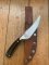 Lance Davison Custom Knife Maker Melbourne Australia Upswept Skinner
