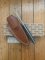 LionSTEEL Italy. Model B40 CVG Green Canvas Micarta Handle with Leather Sheath