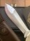 Puma Knife: Puma Rüdemann 40 with Black Micarta Handle in Sheath & Custom Wooden Box