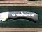 Puma Knife: Puma Rarity Original 1769-1991 4 Star Fixed Blade GOLD Silberlöwe Knife with Grenadill Handle in Original Box
