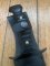 Muela Knife: Muela Big Bowie with Black Handle & Black Leather Sheath