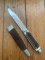 Puma Knife: Puma 1981 Vintage 3573 Boot Knife with Stag Handle & Original Sheath #26182