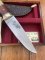 Mackrill Custom Knives 1994 No.6 SCI Limited edition Red Ivory & Giraffe Bone Handle #31-100