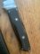 MAFFI SYDNEY AUSTRALIA Gloss Black Handled Fixed Blade Knife With Sheath