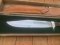 Puma Knife: Early 1980's Puma Big Big Bowie knife with Wooden Handle in original Wooden Box