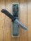 Kizlyar Knife: Kizlyar Original AUS-8 Dominus Part Serrated Blade with Kraton Handle