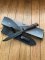 SOG Vintage Original AG-02 AGENCY TINI Knife with sheath and sharpening stone