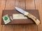 Puma Knife: Limited Edition 1983 715 4 Star Spirit of Massachusetts Scrimshawed Handle in Wooden Presentation Box