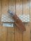 LionSTEEL Italy. Model M3 CVN Natural Canvas Micarta Handle with Leather Sheath