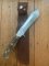 Puma Knife: Puma Vintage 98% Mint 1969 White Hunter with Stag Handle & Custom Sheath