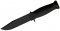 Ka-Bar Knife: Kabar USN Mark Utility Black Knife with Black Leather sheath