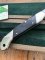 Puma Knife: Puma 1990 Asian Wildlife Collection 'Big Horn Sheep' model SATELITE Folding Knife with Ebony Handle Original Box and matching Warranty #169/200