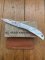 Al Mar Japan E1002P HAWK White Pearl Gentlemen's Knife in original Pouch and Box