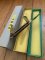 Puma Knife: Puma Mint Rare 1969 'STOCK' 3 blade Knife with Dark Brown Jigged Bone Handle and Box #96744