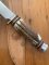 Puma Knife: Puma Circa 1980's Original Model 17 Medium Scout/Hunter Knife with Sambar Handle and Original Sheath
