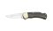 Puma Knife: Puma 2025 Date Stamp 4 Star Folding Lock Blade Knife with Black Buffalo Handle