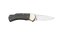 Puma Knife: Puma 2025 Date Stamp 4 Star Folding Lock Blade Knife with Black Buffalo Handle