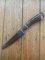 1970's DES Brand Jagdnicker Knife with Red Deer Antler Handle & Sheath