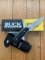 Buck Knife: 2006 Model Buck Alpha Hunter Folding Knife with Black Rubberised Handle & Pouch