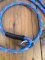Dog Lead: Gun Dog Supply Slip Lead, 5mm thick, 1.2m long in Blue-Pink Fleck