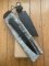 Kizlyar Knife: Kizlyar Original Phoenix Black Military Knife with Elastron Rubberised Handle and Leather Sheath #628