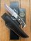 Puma Knife: Puma IP Outdoor Hunter Stag Fixed Blade Hunting Knife with Leather Sheath