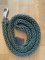 Dog Lead: Thick Green Para Cord 1.1m Dog Lead with Heavy Duty Clip.