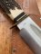 EC Solingen Germany Big 8" Blade Scout Bowie Knife with Stag Handle & Leather Sheath